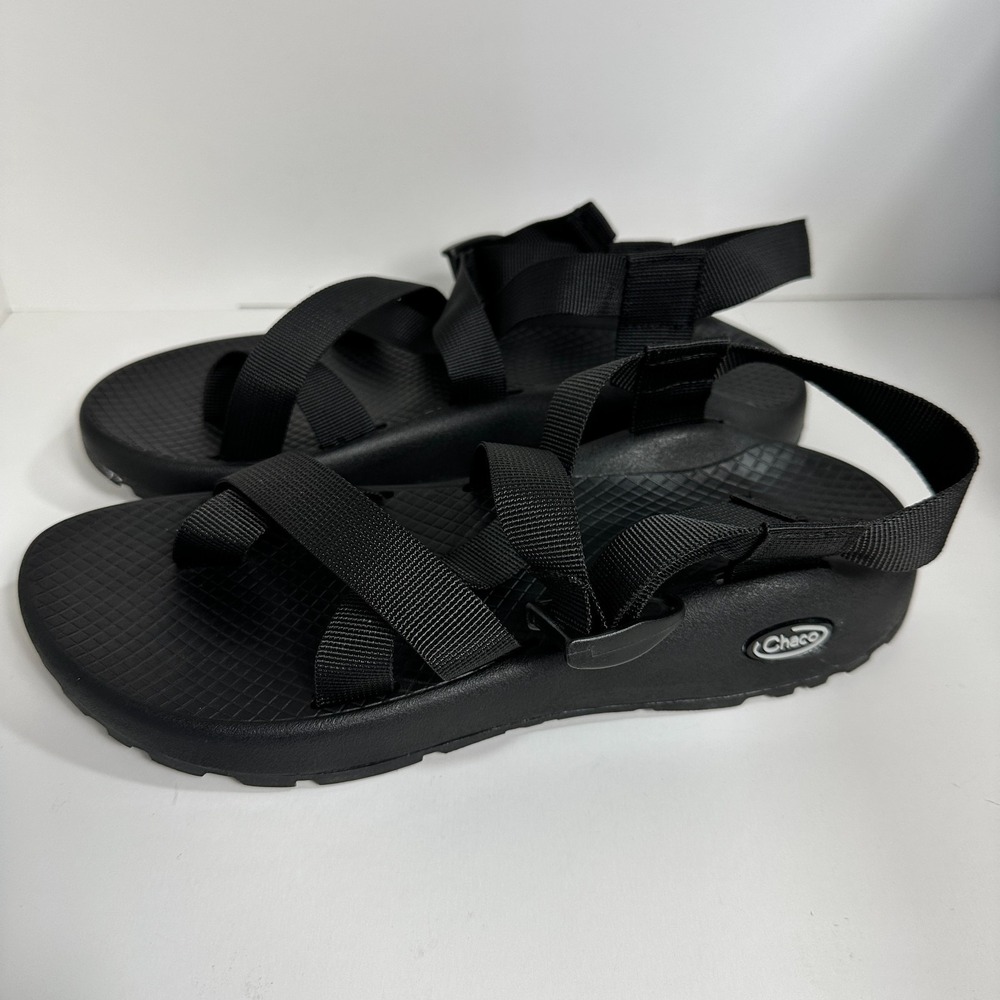 Chaco Sandals Womens 9 Black Z/2 Adjustable Strap Classic Water Shoe w/ Toe Loop - Picture 8 of 13